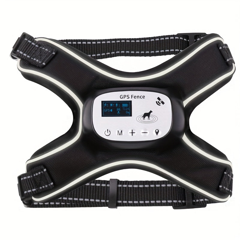 Wireless Dog Fence, GPS Tracking System with Adjustable Static Shock, Beep and Vibration Modes, Suitable for Small, Medium, and Large Dogs, Collar Included, for 1 Dog 10-45 lbs