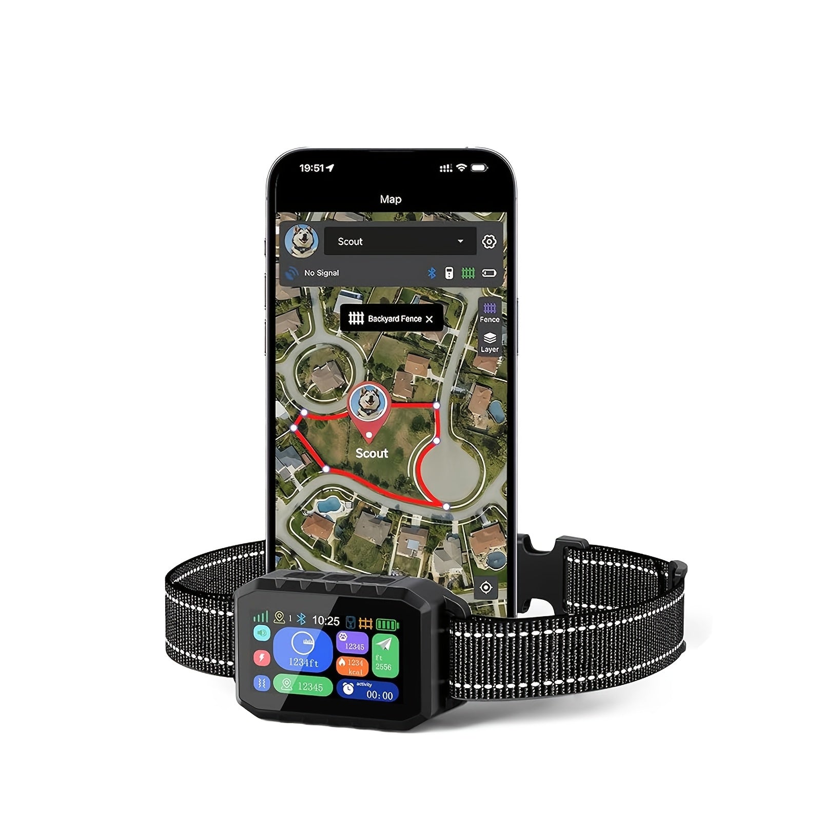 Portable Pet Safety Pendant - All-Day Activity Zone Monitor, No Subscription Peaceful Companionship