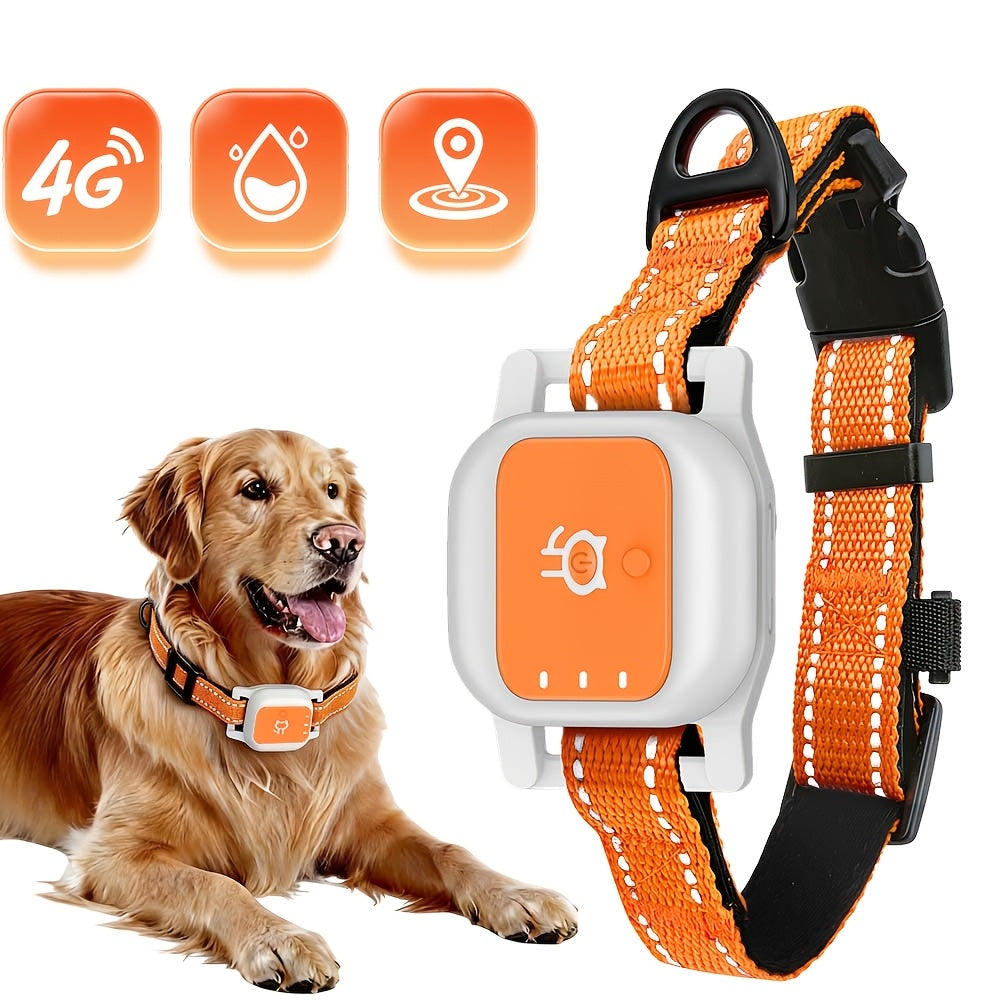 New 1000mAh Large Battery with Low-battery Alerts. Ultra-long Standby Time Of 30 Days In Power-saving Mode. Supports 4G Networks. Features A Detachable Pet Collar.